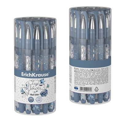 Ручка шариковая СИНЯЯ 0,7 мм, корпус Soft Touch, Erich Krause Frozen Beauty Stick