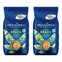 Кофе в зернах Movenpick Crema Brazil 750 г x 2 шт