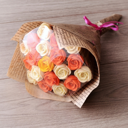 Шоколадный букет "Мини-розы" 19 штук