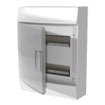 Шкаф настенный ABB Mistral41 24М (2x12) прозрачная дверь, клеммы (1SPE007717F0521) 1SPE007717F9993