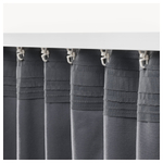 Комплект штор IKEA SANELA (САНЕЛА), Темно-серый, 140x250 см, 2 шт