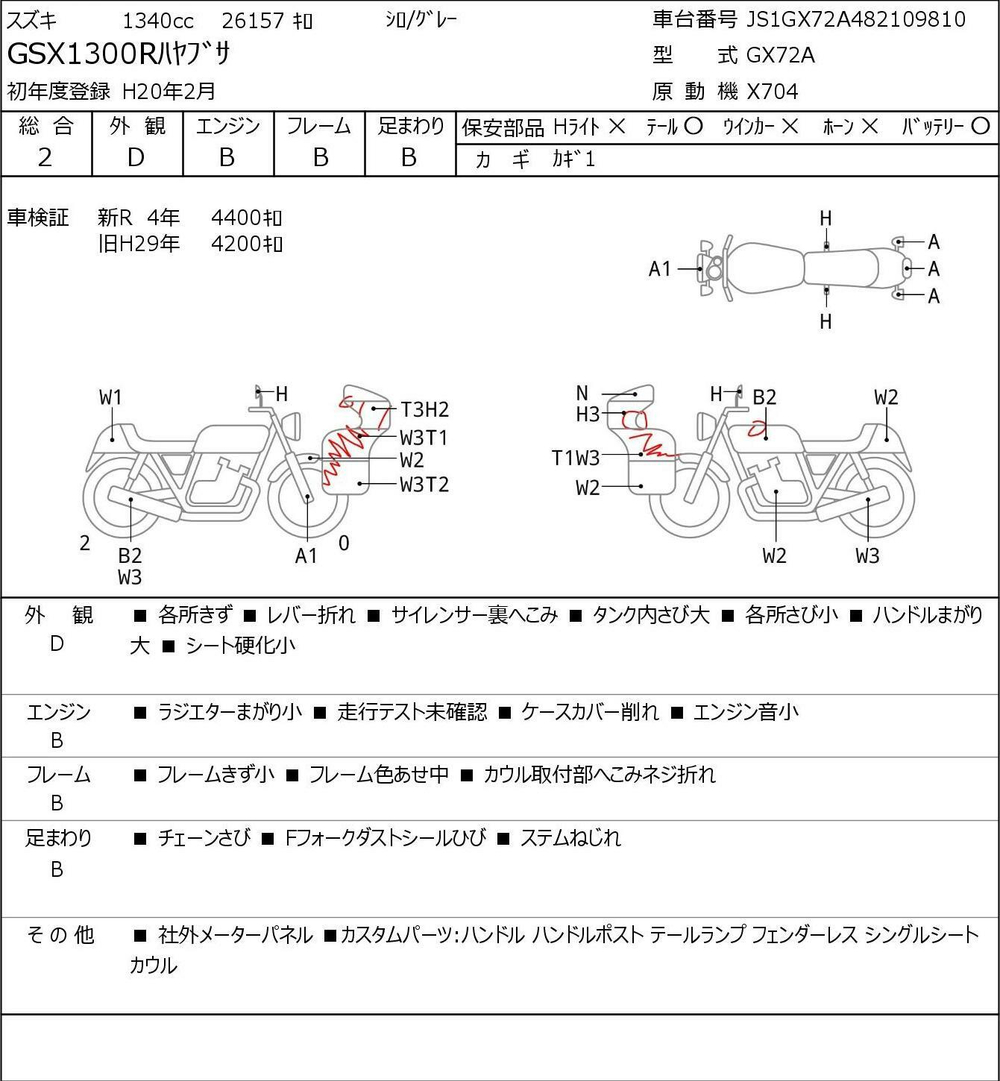 Suzuki GSX1300R Hayabusa 041685