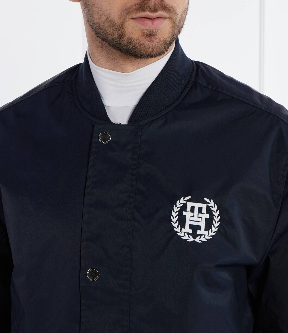 Двухсторонняя куртка бомбер Tommy Hilfiger - темно-синий(MW0MW34451)