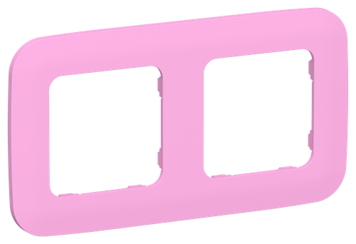 FLITE Рамка 2-местная РУ-2-А-ФлПр пурпурный IEK