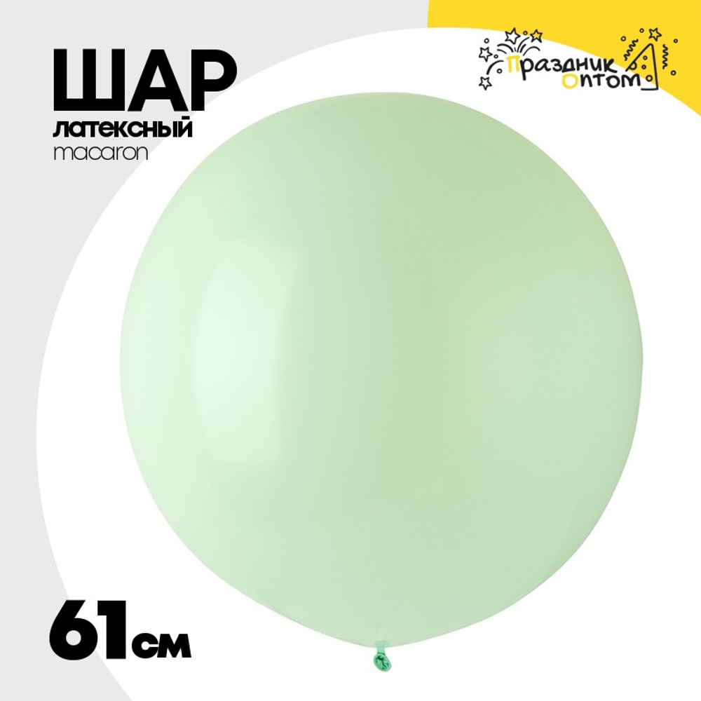 Шар латексный Macaron Стандарт 61 см (Тиффани)