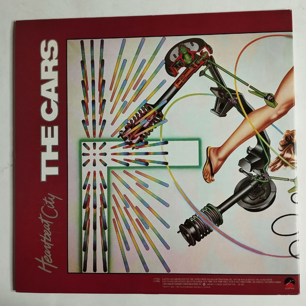 Винтажная виниловая пластинка LP The Cars Heartbeat City (Japan 1984) (Obi)