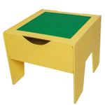 Лего-стол Кубик со съемной двусторонней крышкой и отсеком для хранения деталей