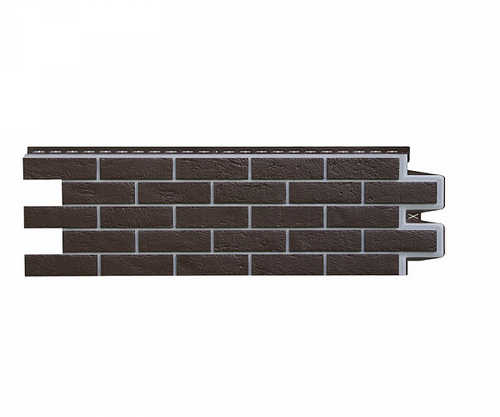 Фасадные панели GRAND LINE (ГРАНД ЛАЙН) Кирпич Состаренный Премиум Шоколад