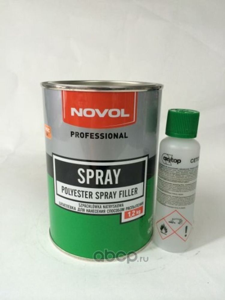 Шпатлевка Novol SPRay 1,2 кг жидкая (NOVOL)