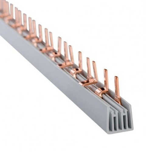 Шина соединительная типа PIN (штырь) 3Р 100А 54 модуля длина 1000мм КЭАЗ 143242