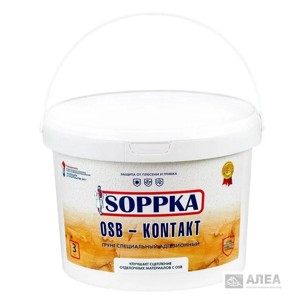 Грунт адгезионный SOPPKA OSB-Kontakt 3кг