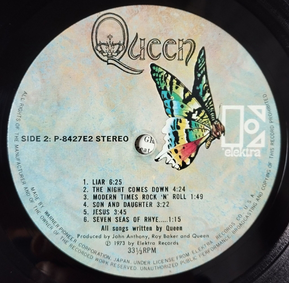 Винтажная виниловая пластинка LP Queen (Japan 1975) (No Obi) Keep Yourself Alive