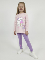 02-125-7 Комплект для девочки (джемпер+ лосины)