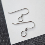 Швензы крючки, сталь, 19мм, для кристаллов, цена за пару