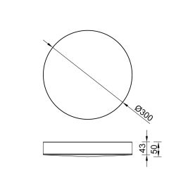 9025 Потолочный светильник TURIN