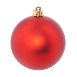 GAEM Набор из 4шт Украшение новогоднее Шар "Красная вселенная", D 8 см, L15,5 W8 H15,5 см