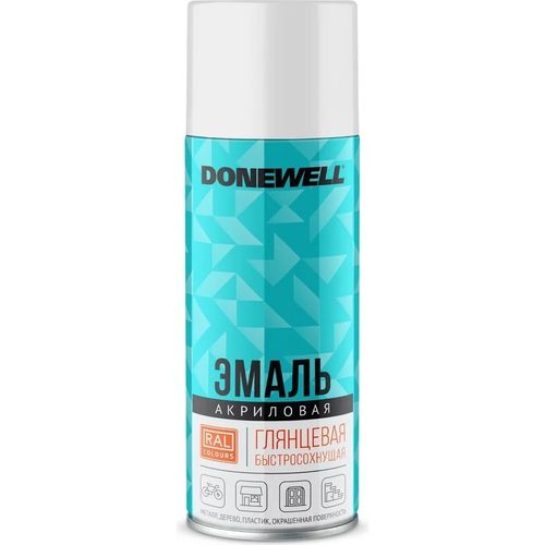 Эмаль универсальная акриловая DONEWELL RAL 9003 белая матовая 520 мл