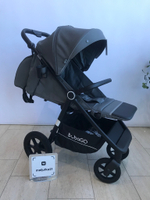 Коляска детская прогулочная BubaGo арт. BG 130-3 MODEL BASS color/цвет Gray/Серый