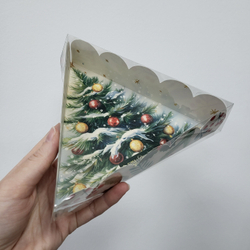 Коробка Треугольная 17*17*3 см Чудеса