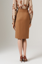 4859 Юбка женская (бежевый)