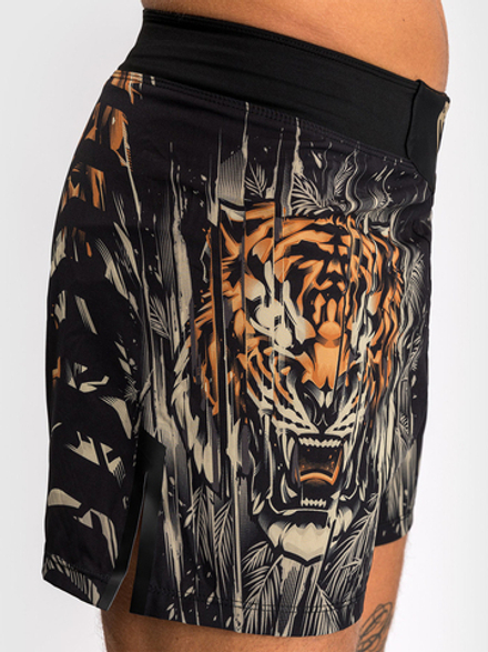Шорты ММА Venum Tiger Black/Neo Orange