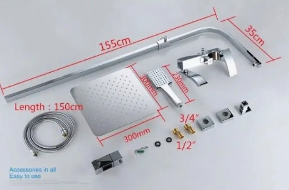 Душевая стойка со смесителем Gappo G2407-11