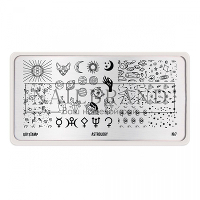 Пластина для стемпинга Go Stamp 07 Astrology