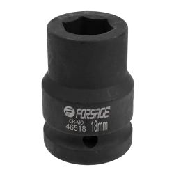 Головка ударная 18мм (6гр.) 3/4'' Forsage F-46518