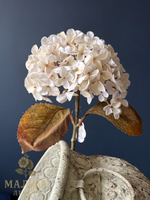 Гортензия кремовая искусственный цветок 45 см