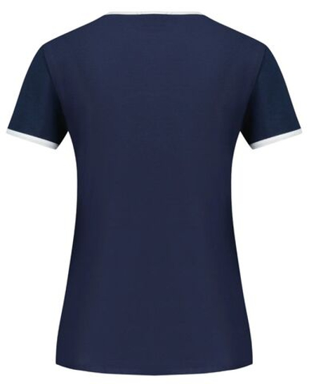 Женская теннисная футболка Le Coq Sportif Tennis T-Shirt Short Sleeve N°2 - dress blues/new optical white
