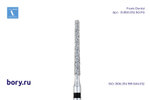 Бор алмазный черный Frank Dental типа FG - D.850.012.SG.FG