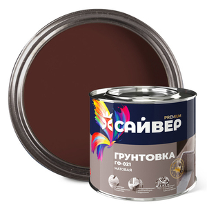 САЙВЕР  Грунт ГФ-021 Красно-коричневый 1,8кг ГОСТ 25129-82
