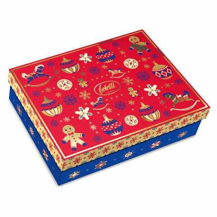 Конфеты Feletti из темного шоколада c пралине Christmas Toys 250г