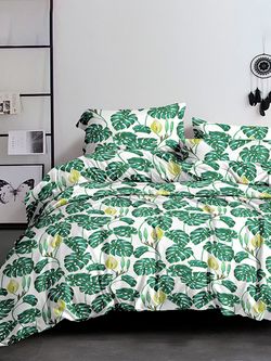 Постельное белье Полисатин Simple House "Filiko" семейное Наволочка 50х70 см 2 шт Простынь 240x215 см Пододеяльник 145x215 см 2 шт