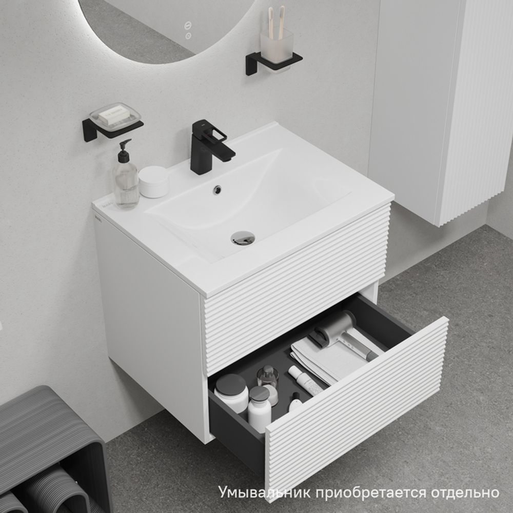 Тумба подвесная IDDIS Bild, 60 см, белый, BIL60W0i95