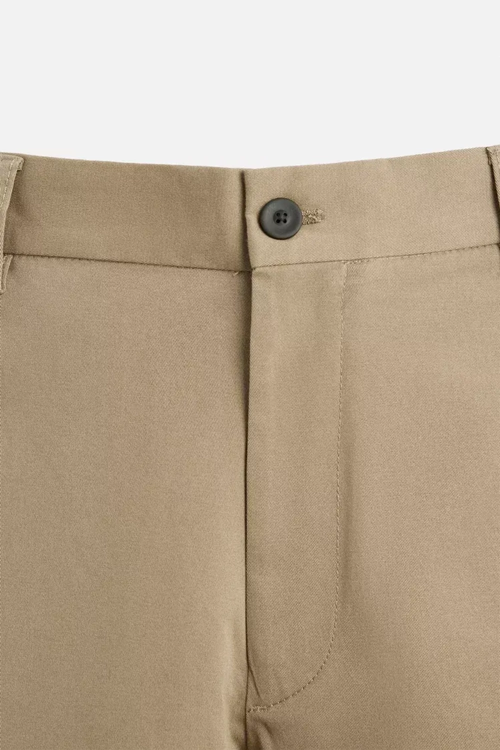 ZARA БРЮКИ ЧИНОС REGULAR-FIT, БЕЖЕВЫЙ