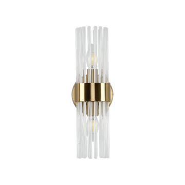 Настенный светильник 2*E14 ZRS.90609.07 латунь Flamo Zortes