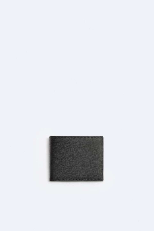 ZARA БУМАЖНИК-КОШЕЛЕК, ЧЕРНЫЙ
