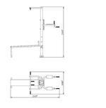 Уличный атлетический комплекс №13, 2350*1080*2410 мм.