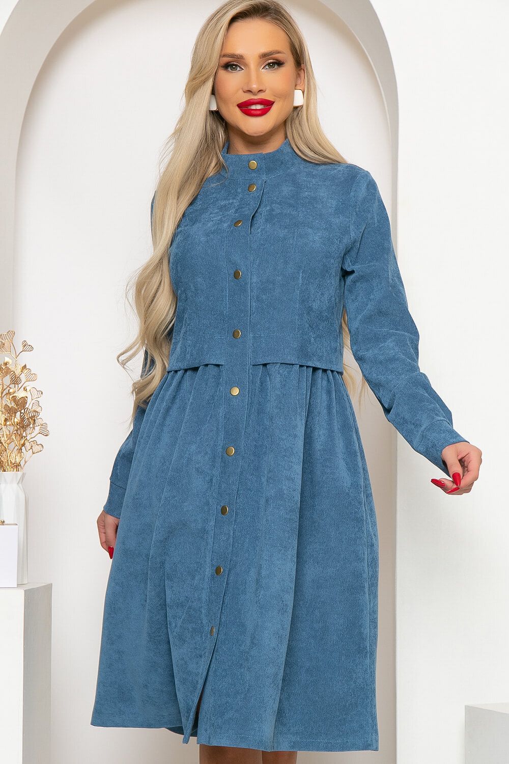 Платье "Муза" (джинс) П4118 LT Collection (Акция)