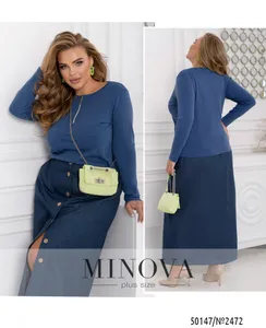 Водолазка 2472-джинс Minova