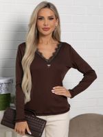 Блуза Новелла (шоколад) Б15492-24М LT Collection