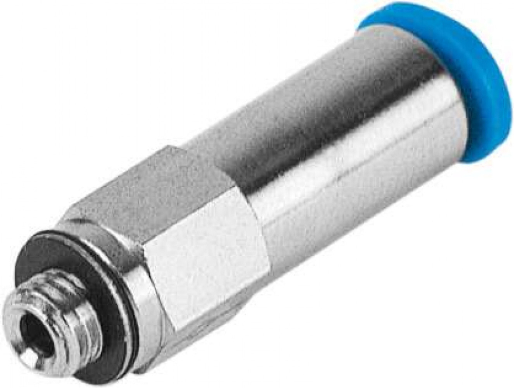 QSK-M5-6 Цанговый штуцер с резьбой, самозапирающийся