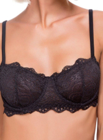 Бюстгальтер-балконет с мягкой чашкой из тюля Joy (Размер: 2C) (Цвет: белый)