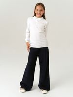 Брюки широкие для девочки AT991 синий