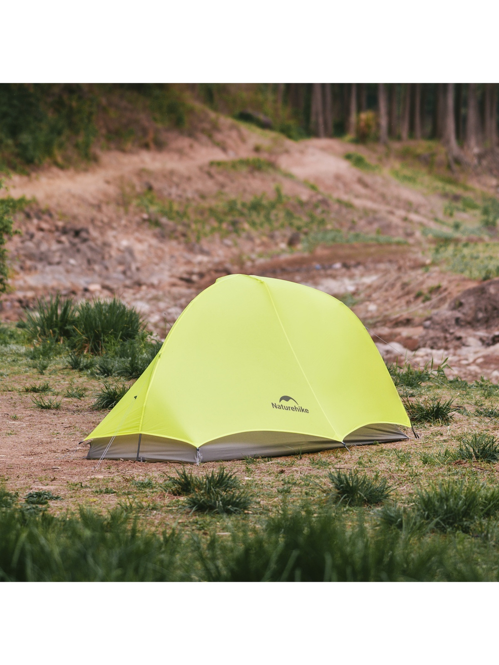 Палатка Naturehike Star Trails EXT Si 1-местная, алюминиевый каркас, сверхлегкая, желтая