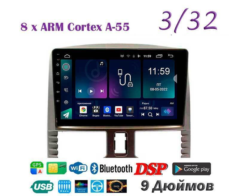 Topway TS18 3+32GB 8 ядер для Toyota Rush 2006-2016 (прав)