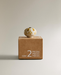 Мебельная ручка Zara Home, 3х3х5 см, керамика, 2 шт., 3314/555