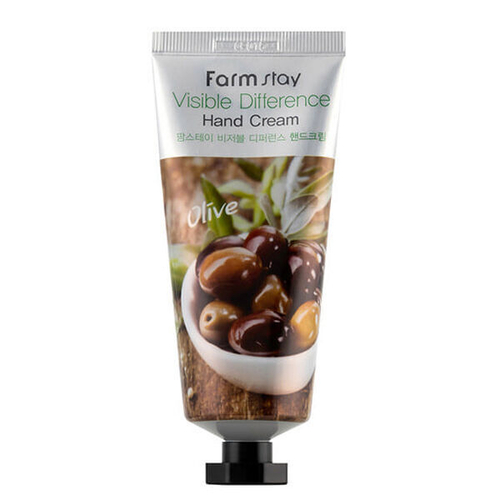 Крем для рук маслом оливы FarmStay Visible Difference Hand Cream Olive, 100г
