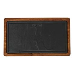 Доска для подачи 30*16 см прямоуг. дерево с чугунной вставкой LAVA